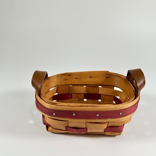Bradford Basket Company handgewebter rechteckiger Korb - Bild 9 von 12