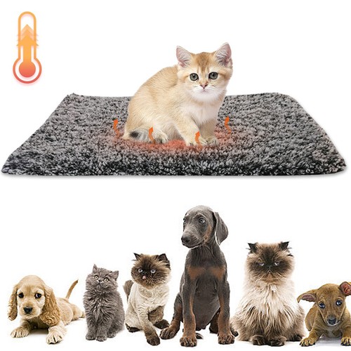 Estera térmica autocalentable para gatos gato perro cama para gatos de interior y perros pequeños - Imagen 3 de 14