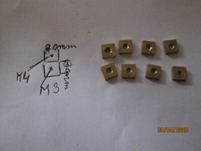 lot écrous carrés pour casque pompiers dragon 