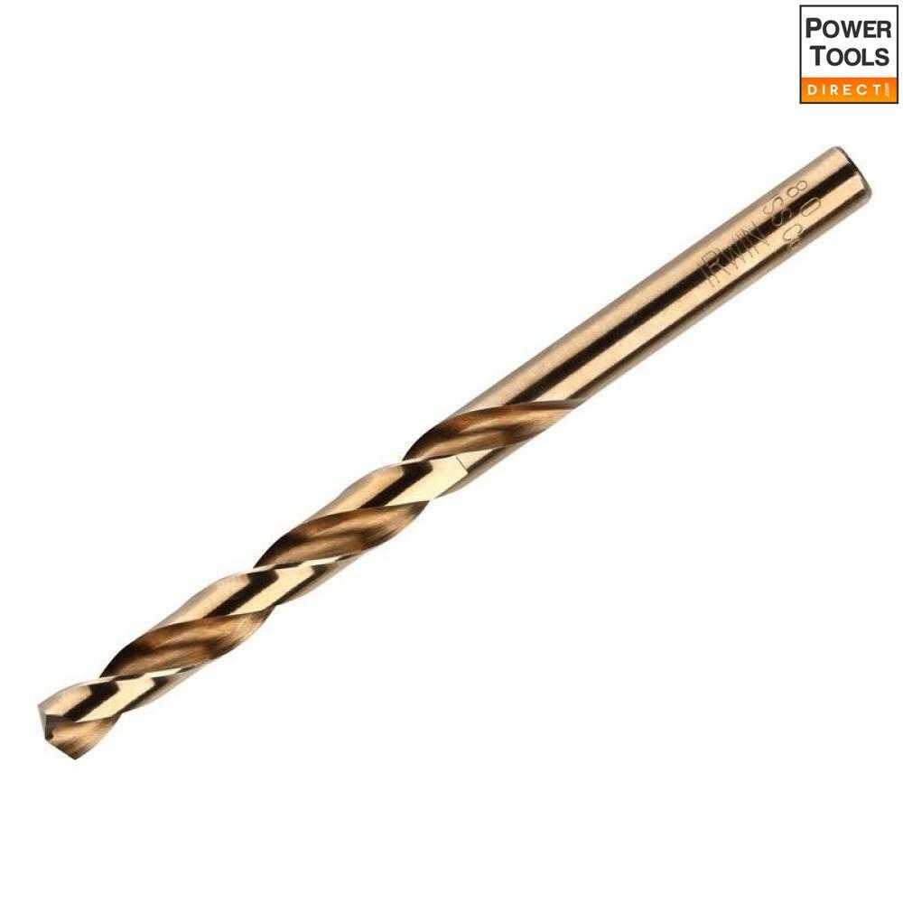 Irwin HSS Cobalt Drill Bits (10) 4.5mm OL:80mm WL:47mm