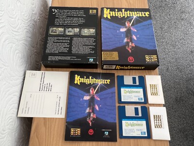 Amiga Mindscape Knightmare 1991 Spiel - OVP & funktionsfähig - ️Retro Geschenkidee ️