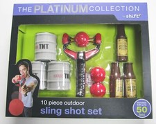 Foam Sling Shot Set Foam Balls Toy Set 10 Pieces NEW 2015 Platinum Collection