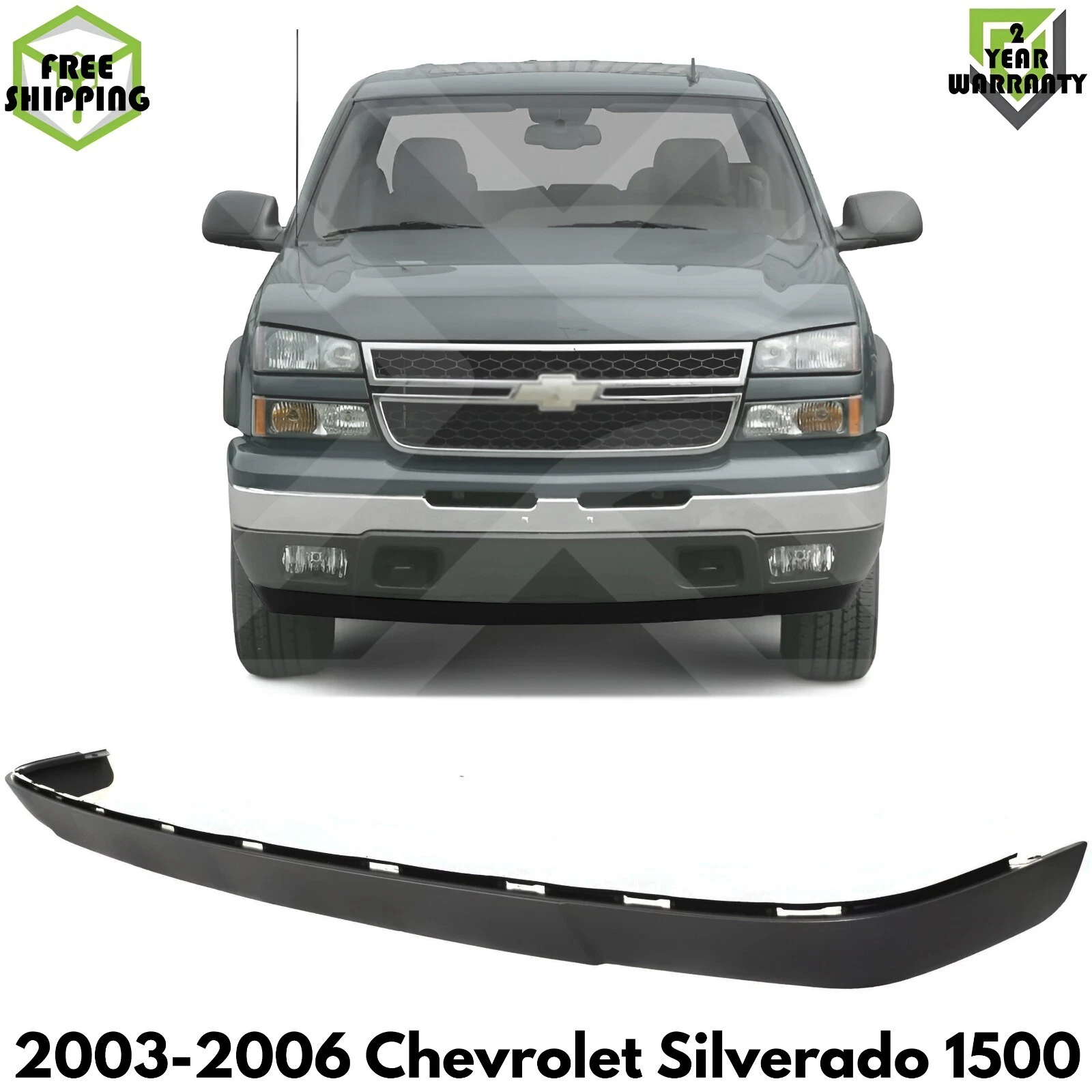 2015-2016 Chevrolet Silverado 1500 Gloss Black Mesh Front Grille - HG - View #2