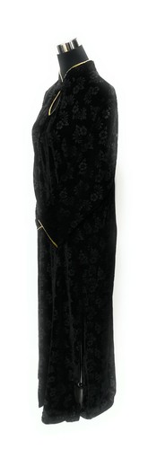 Femme Hiver Velours Robe Maxi Longue Brodé Abaya Robe De de Luxe Caftan - Photo 6 sur 12