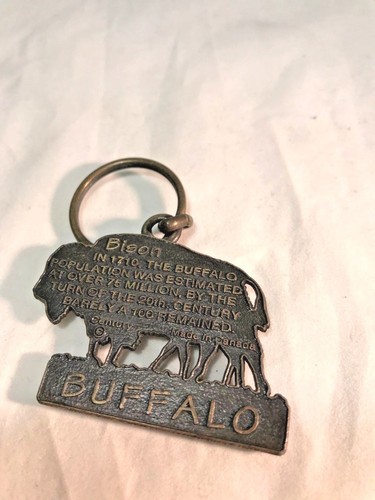 Oklahoma Buffalo Keychain, Metal - Picture 2 of 2