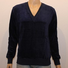 Nicki Pullover 2 grössen 70er BLAU V-Hals alter Lagerbestand True Vintage