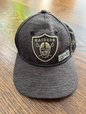 Raiders 9TWENTY New Era Ball Cap Adjustable NFL Military Olive Green Hat Youth