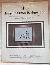 Jeanette Crews "Sunday Mornin" Cross Stitch Kit 10 3/8" x 7 1/4"