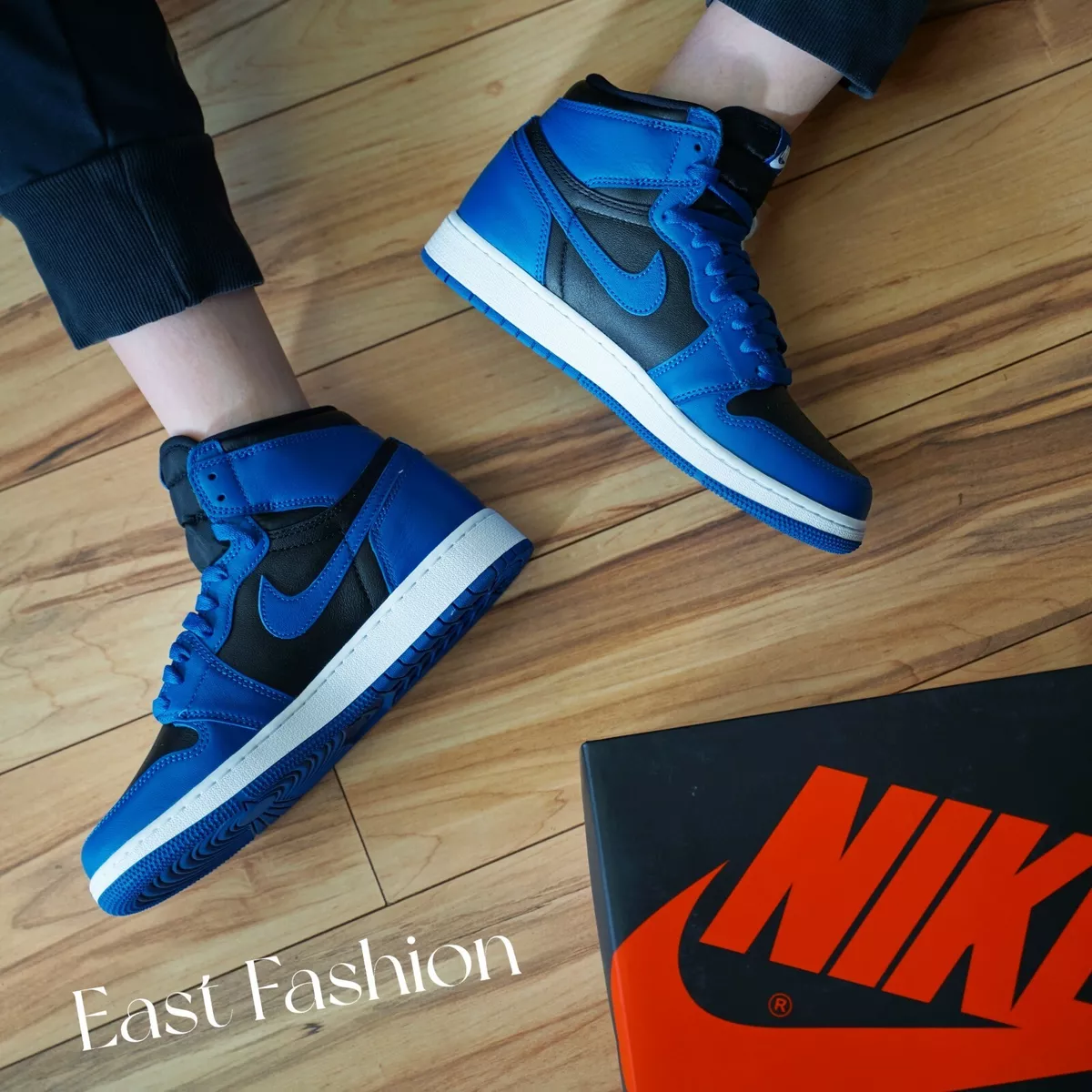 Nike Air Jordan 1 Retro High OG Dark Marina Blue 555088-404 575441-404