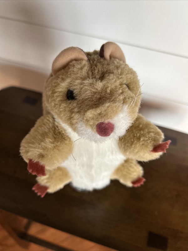 Folkmanis Hand Puppet 7" Plush Soft Toy Stuffed Animal HAMSTER. Nice