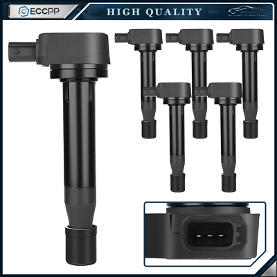 ECCPP 6 Ignition Coils For 00-07 Honda Accord 3.0L V6 08-10 Honda Odyssey 3.5L