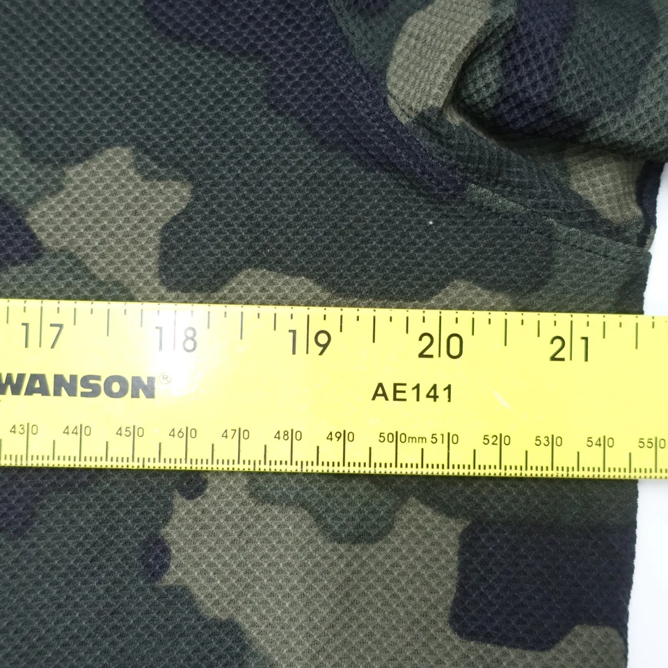 Camisa de comercio Duluth para hombre grande verde camuflaje nailon manga larga pulóver Foto 4 de 4