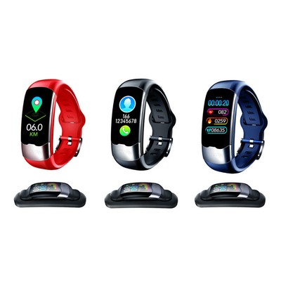 Sports Smart Watch ECG PPG HRV Blood Pressure Oxygen Monitor