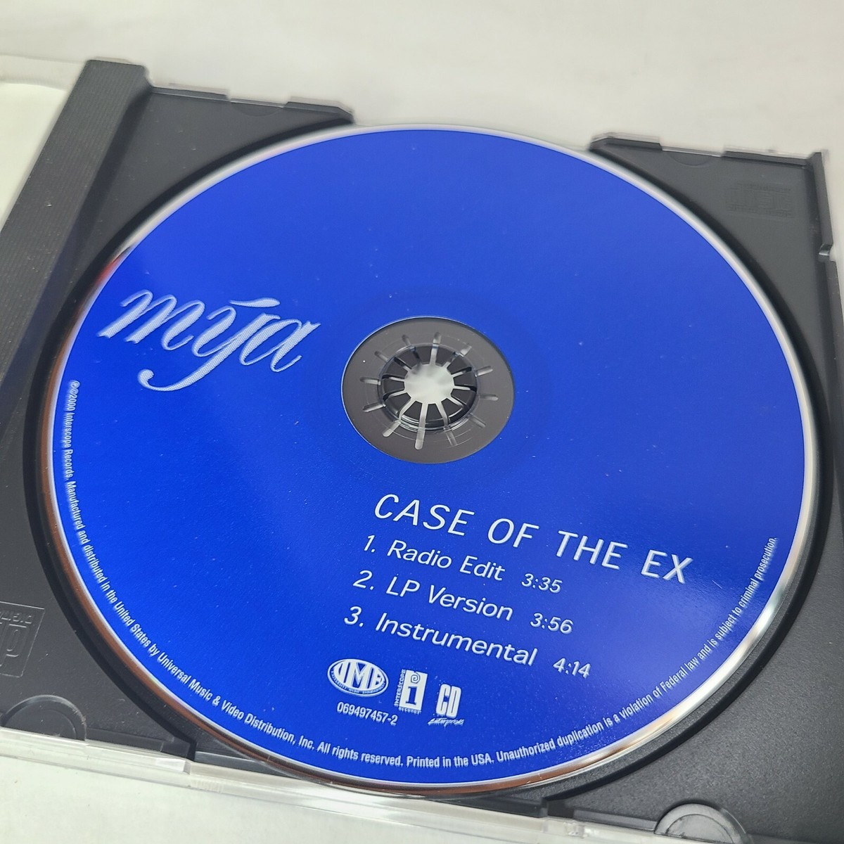 Mya Case Of The Ex CD Single 2000 Radio Edit LP Version