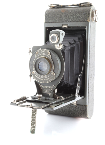 Vintage Kodak Gray No 1A Folding Pocket Camera AS-IS