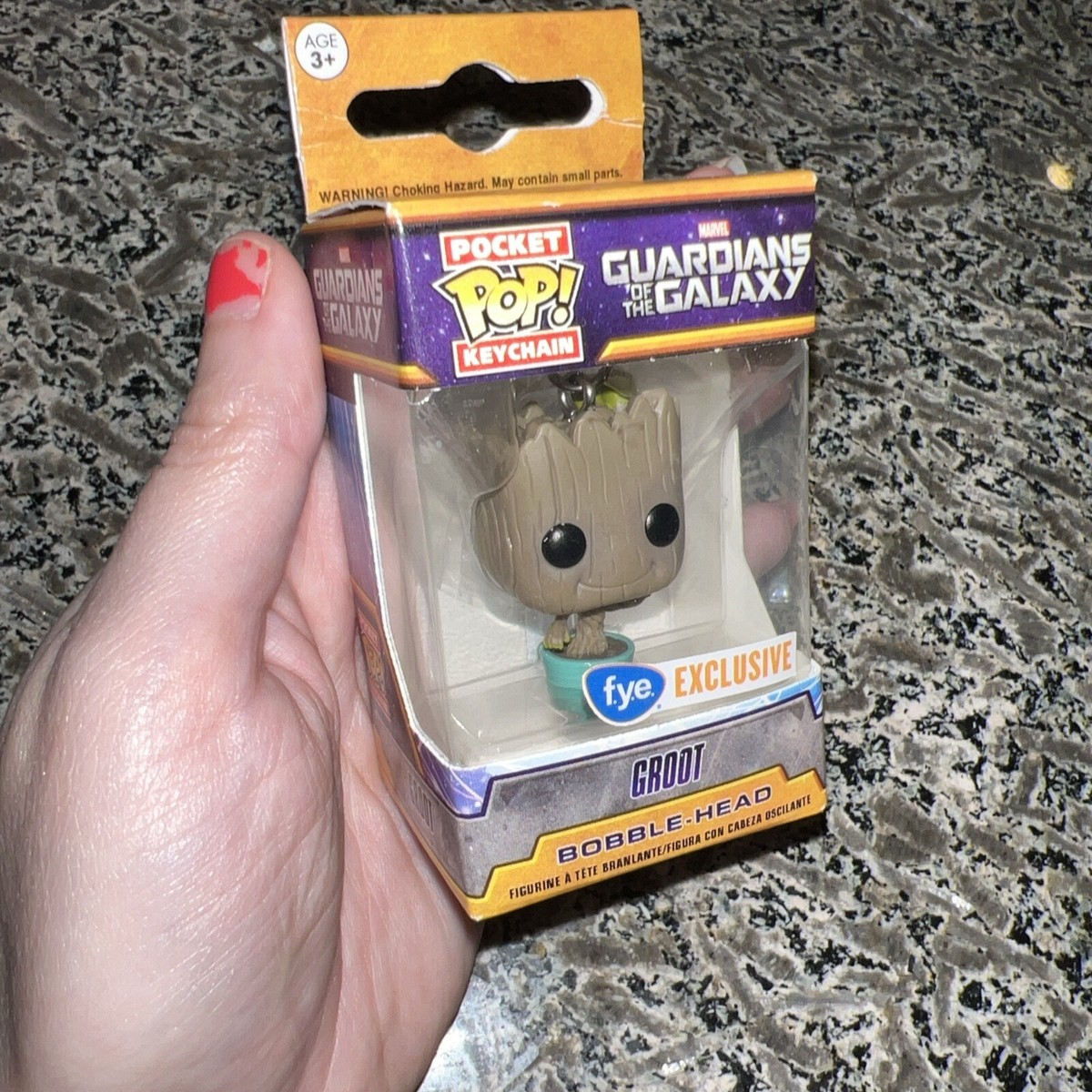 Funko Pop! Pocket Baby GROOT Dancing Blue Pot FYE Exclusive