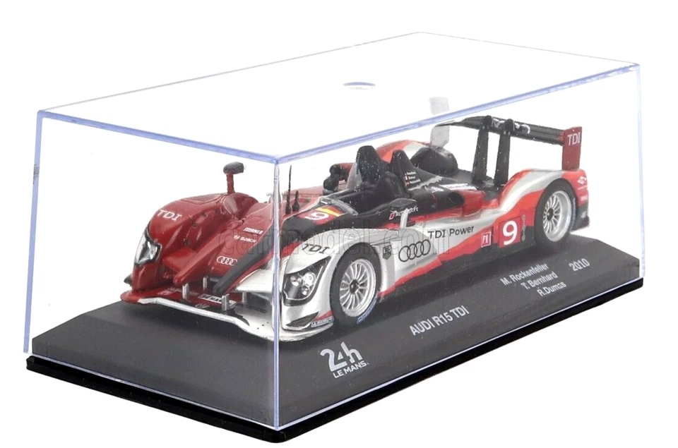 ATLAS 1/43 AUDI R15 TDI #9 GANADOR LE MANS 2010 M. ROCKENFELLER/T.BERNHARD/R.DUMAS Foto 4 de 4