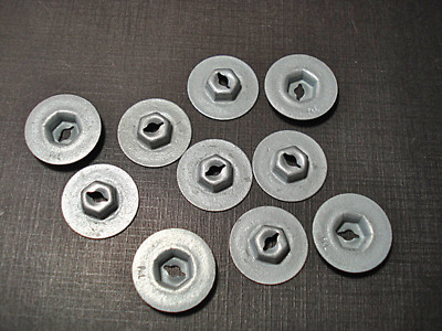 10 pcs NORS 1/8'' name plate emblem script thread cutting zinc for Dodge