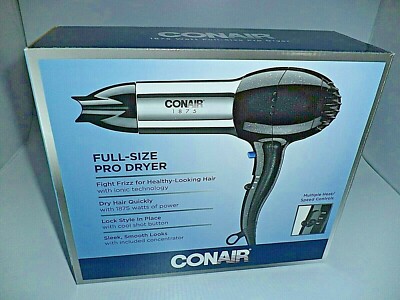 NEW Conair Pro Styler Ionic Conditioning Hair Dryer 1875W Less