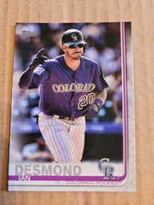 2019 Topps Baseball Cards #494 Ian Desmond