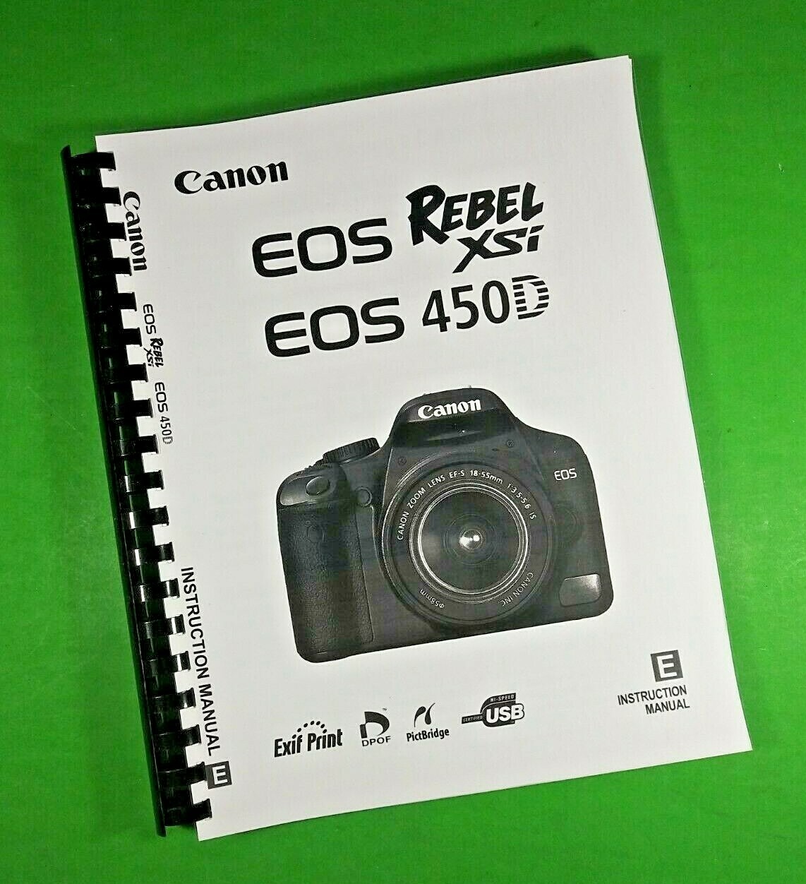Owners Manual for Canon Rebel XSi EOS 450D Camera 196