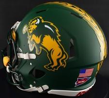 NORTH DAKOTA STATE BISON NCAA Riddell Speed Full Size AUTHENTIC Football Helmet