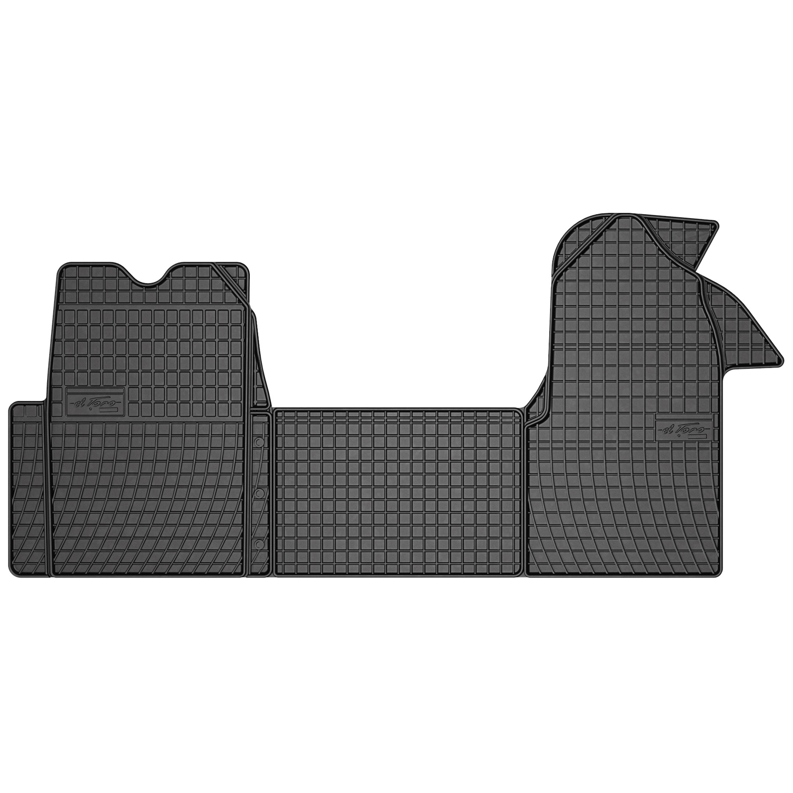 Tapis de sol Renault Master 2 en caoutchouc Frogum El Toro noir