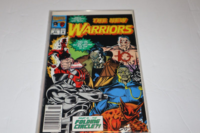 Marvel The New Warriors #21 Comic Book March 1992 1st Appearance Folding Circle