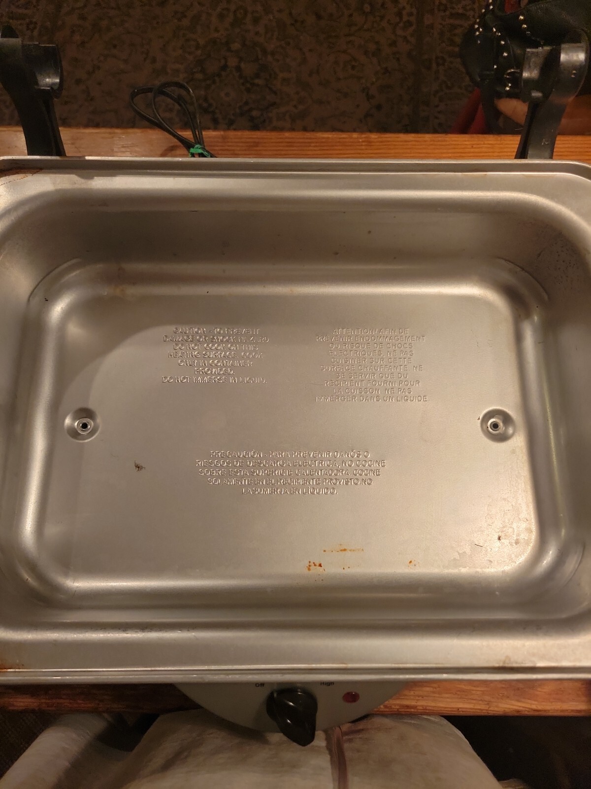 Crock Pot BBQ Pit Indoor Countertop Slow Roaster Meat Cooker RIVAL