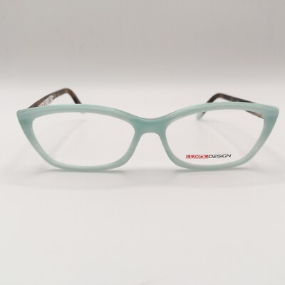 Luxol Design made in italy Brille LD8021 aqua neu 53/14 135 cateye Schmetterling