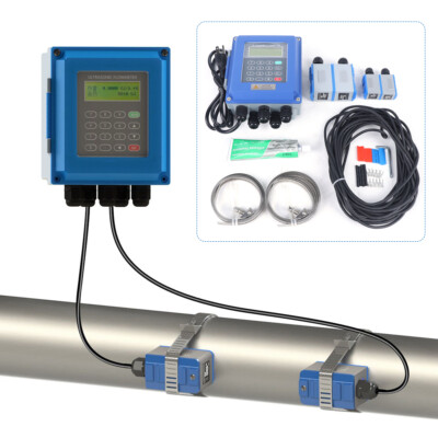 Ultrasonic Flow Meter DN20~DN700mm Liquid Flowmeter TM-1&TS-2 Transducer