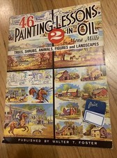 Walter Foster Art Book 46 painting Lessons In Oil 2 Instructional Draw Paint 167