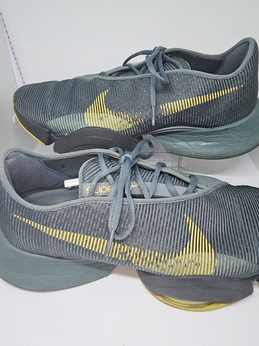 Nike Air Zoom SuperRep Hasta Green Yellow Training Shoes CU6445-307 Men's  14