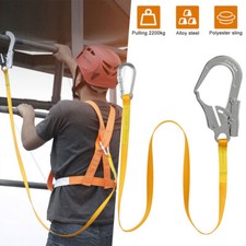 Fall Protection Strap With Snap Hook 2200KG/4850lb Climbing  Belt
