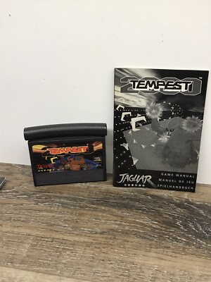 TEMPEST 2000 FOR THE ATARI JAGUAR W/ MANUAL