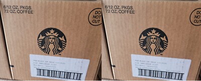 Starbucks Premium  Roast Ground Coffee - Medium Roast 12 bags 9LB Total (6/2025)
