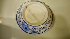 Rare Delft Pedestal Blue Bowl Base NICE!!
