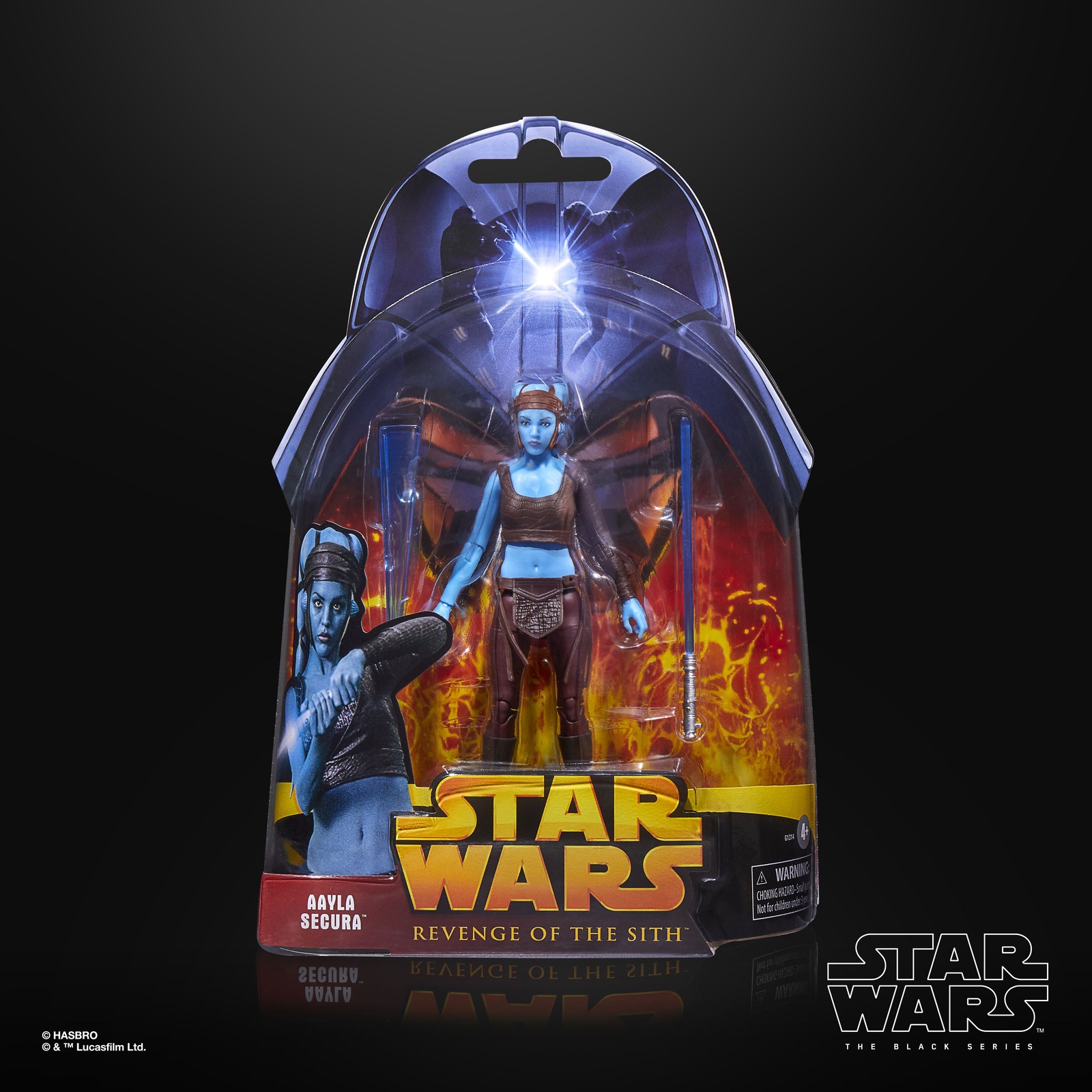 Figurine Star Wars Hasbro Aayla Secura finition premium ROTS