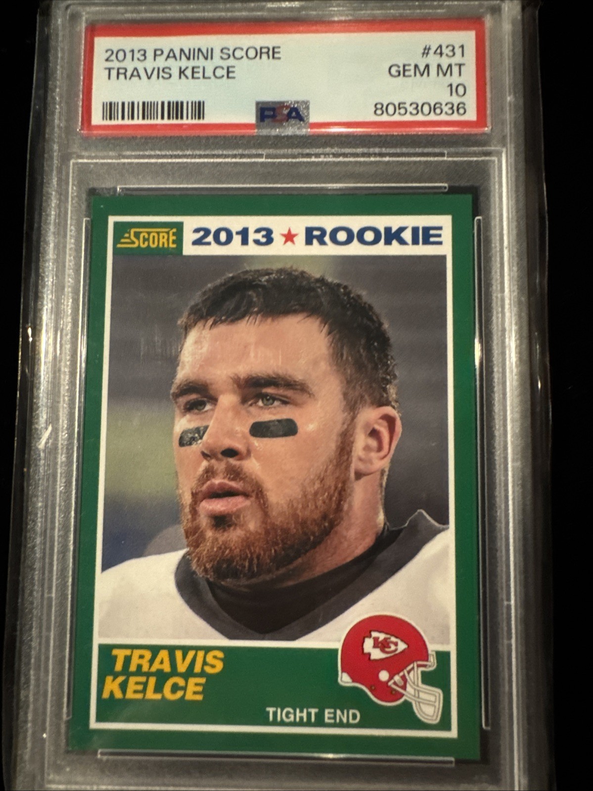 Travis Kelce Panini Score #431 Base