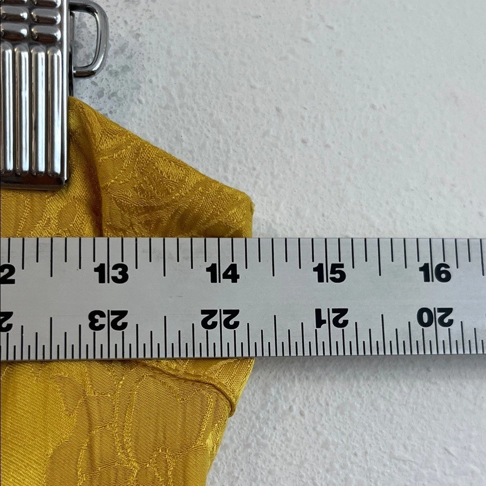 Tularosa Women's Elegant Yellow Strapless Jumpsuit Small - Image 2 of 4