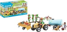 PLAYMOBIL Country 71442 Trattore con rimorchio e cisterna, raccolto fresco in...