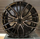 19 AUDI A5 S5 2007 2026 RIVIERA RF9 FLOW FORMED DUAL BLACK 85J ALLOYS X4