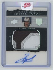 2021-22 Upper Deck The Cup Exquisite Limited Logos Quinton Byfield Auto 46/50