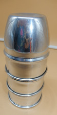 Magic Aluminum 3 Cups no balls starter set magician CHROME 3"T