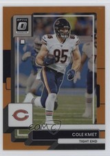 2022 Panini Donruss Optic Orange Prizm 42/199 Cole Kmet #36 0yi8