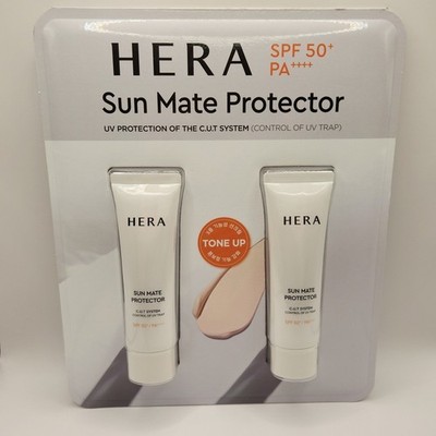 HERA Sun Mate Protector SPF50+ PA++++ Tone Up Sunscreen 50ml x2 K-Beauty Korea