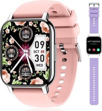 Popglory 1.85 Smartwatch Chiamate e Risposta Bluetooth 23 Sport Orologio
