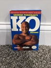 NES George Foreman's KO Boxing Nintendo CIB Poster Box Manual Complete Game Vtg