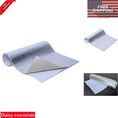 Aluminized Fiberglass Heat Shield Blanket 12x24 Inch High Temp Insulation Armor