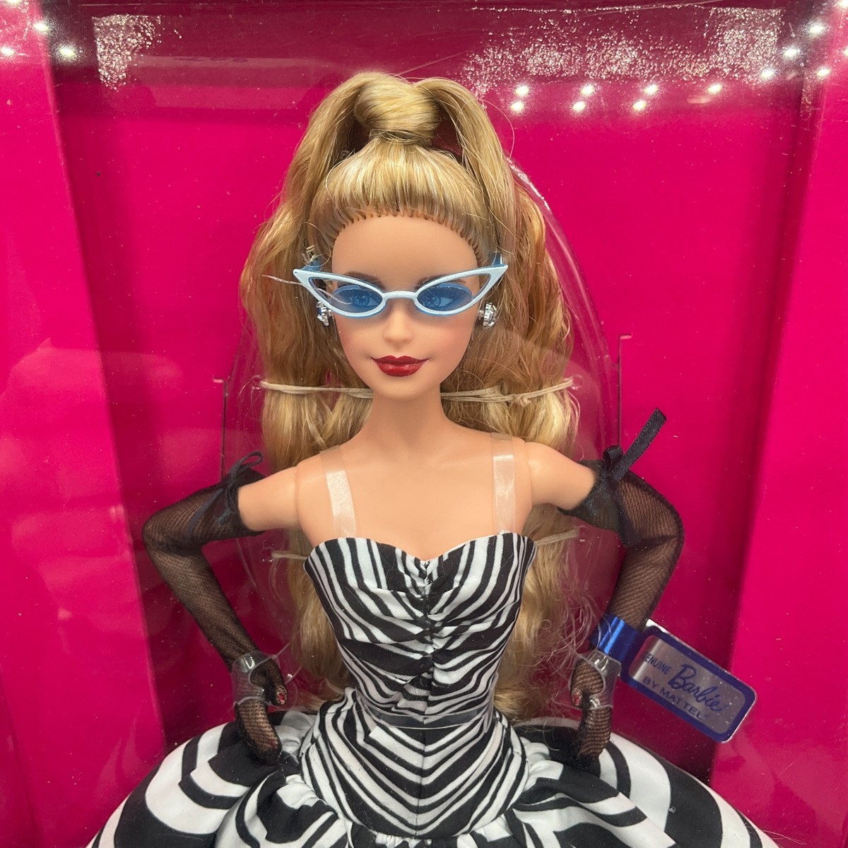 MATTEL BLACK LABEL BARBIE 65TH ANNIVERSARY DOLL BLONDE #HRM58 w